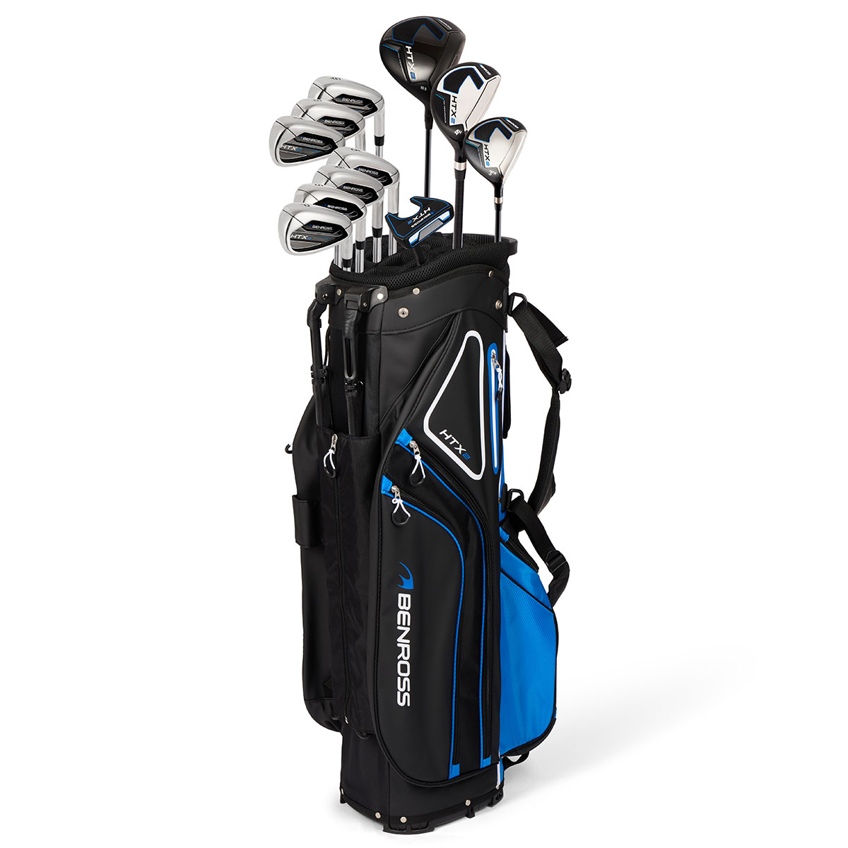 Benross HTX2 Steel Golf Package Set Regular Flex 1" Longer